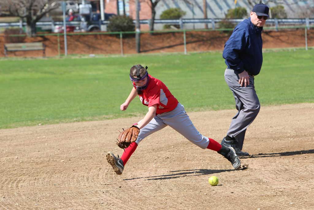 MEGHAN BURNETT had two hits and drove in a run for the Warrior softball team yesterday against Arlington. Wakefield was edged 4-3 by the Spy Ponders for their second straight loss. (Donna Larsson File Photo)