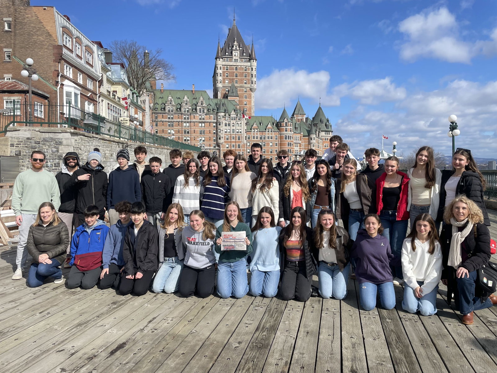 MHS French students have been busy
