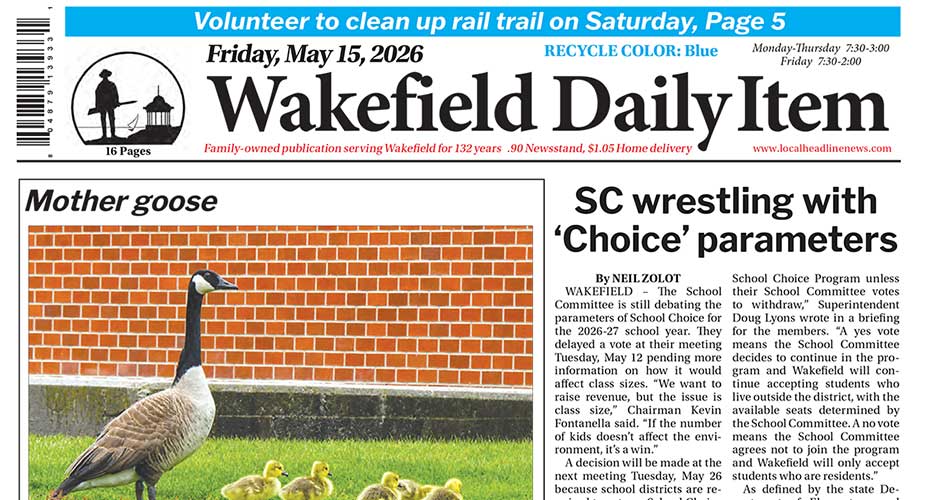 Front Page: May 15, 2026