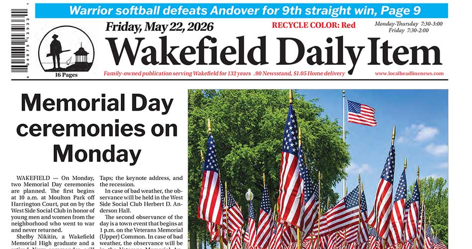 Front Page: May 22, 2026