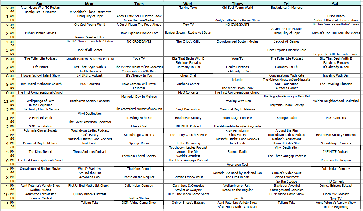 What’s happening on MMTV in May