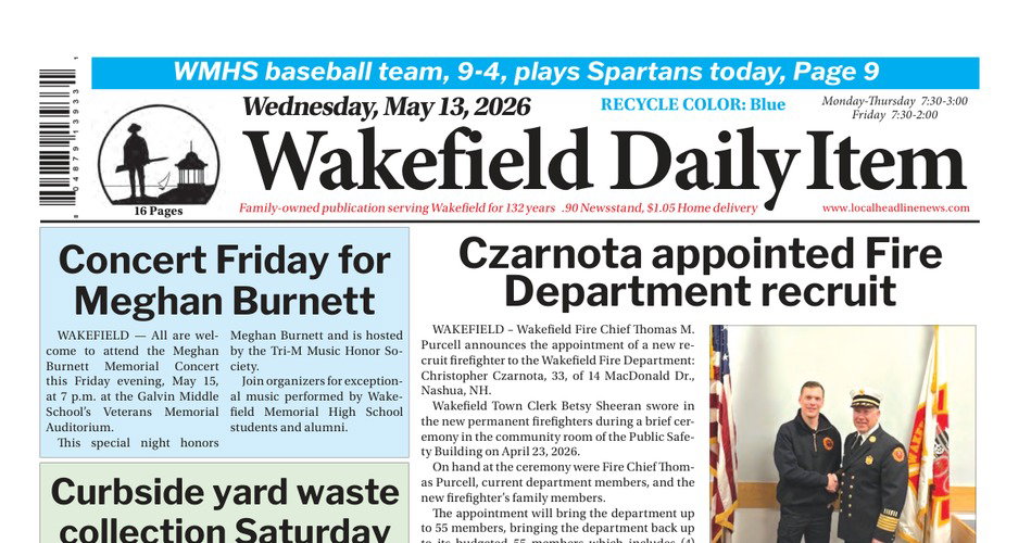 Front Page: May 13, 2026