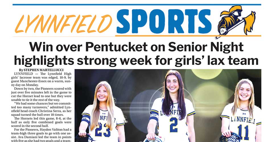 Lead sports page published May 20, 2026