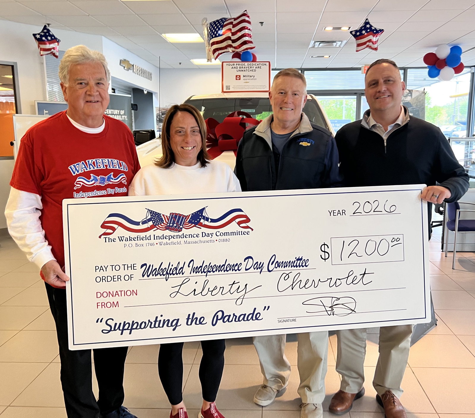 Liberty Chevrolet returns as parade sponsor